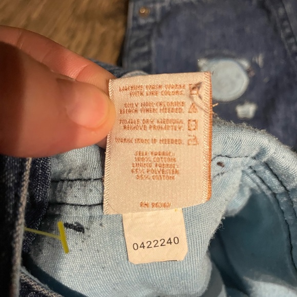 Oshkosh Baby Denim Overalls, 6-9 months - Picture 6 of 8